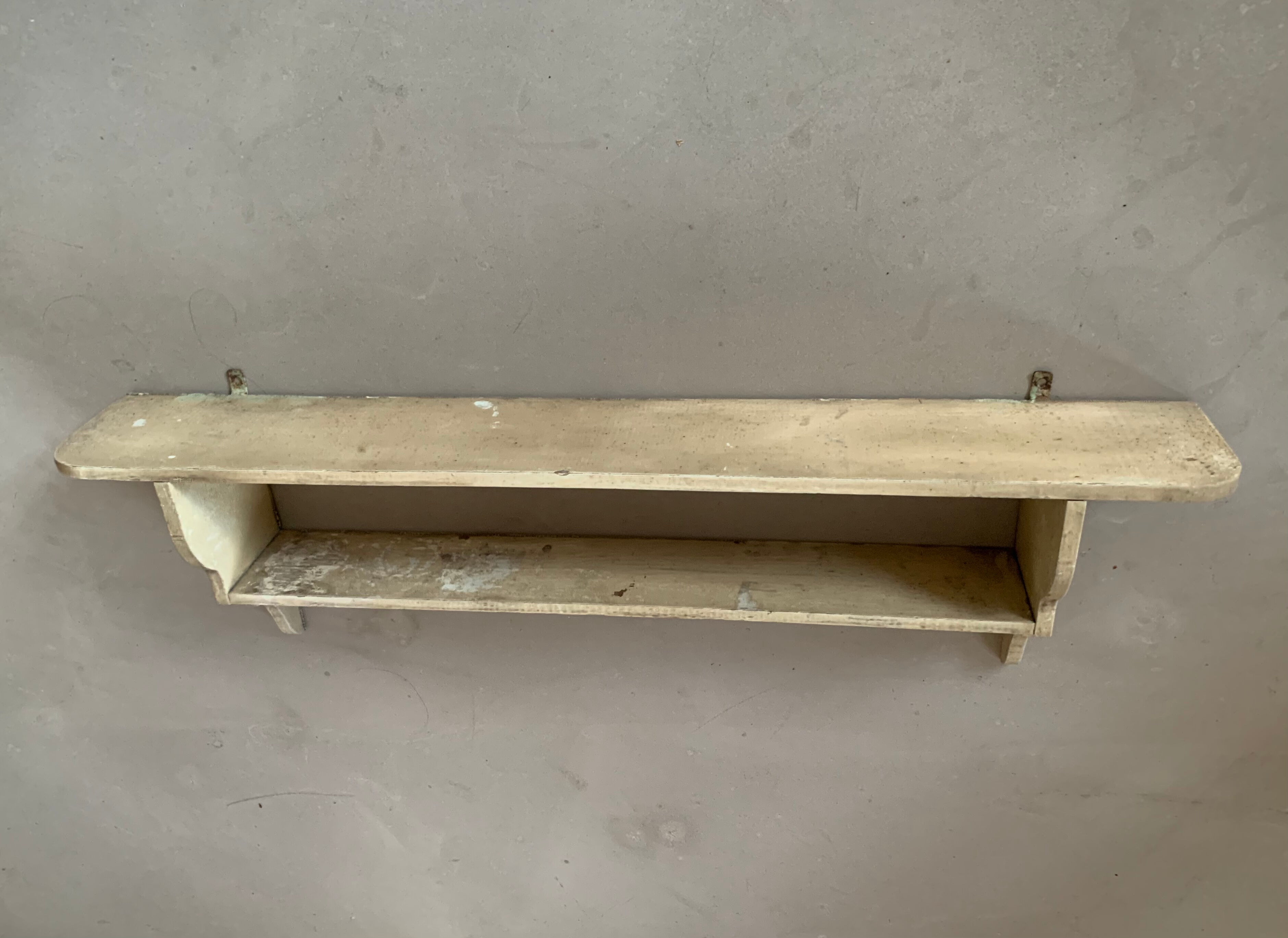 Antique wall shelf