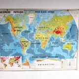 Vintage school map 1969