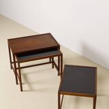 Ensemble de tables gigognes en teck de Kurt Østervig, Danemark, années 1960