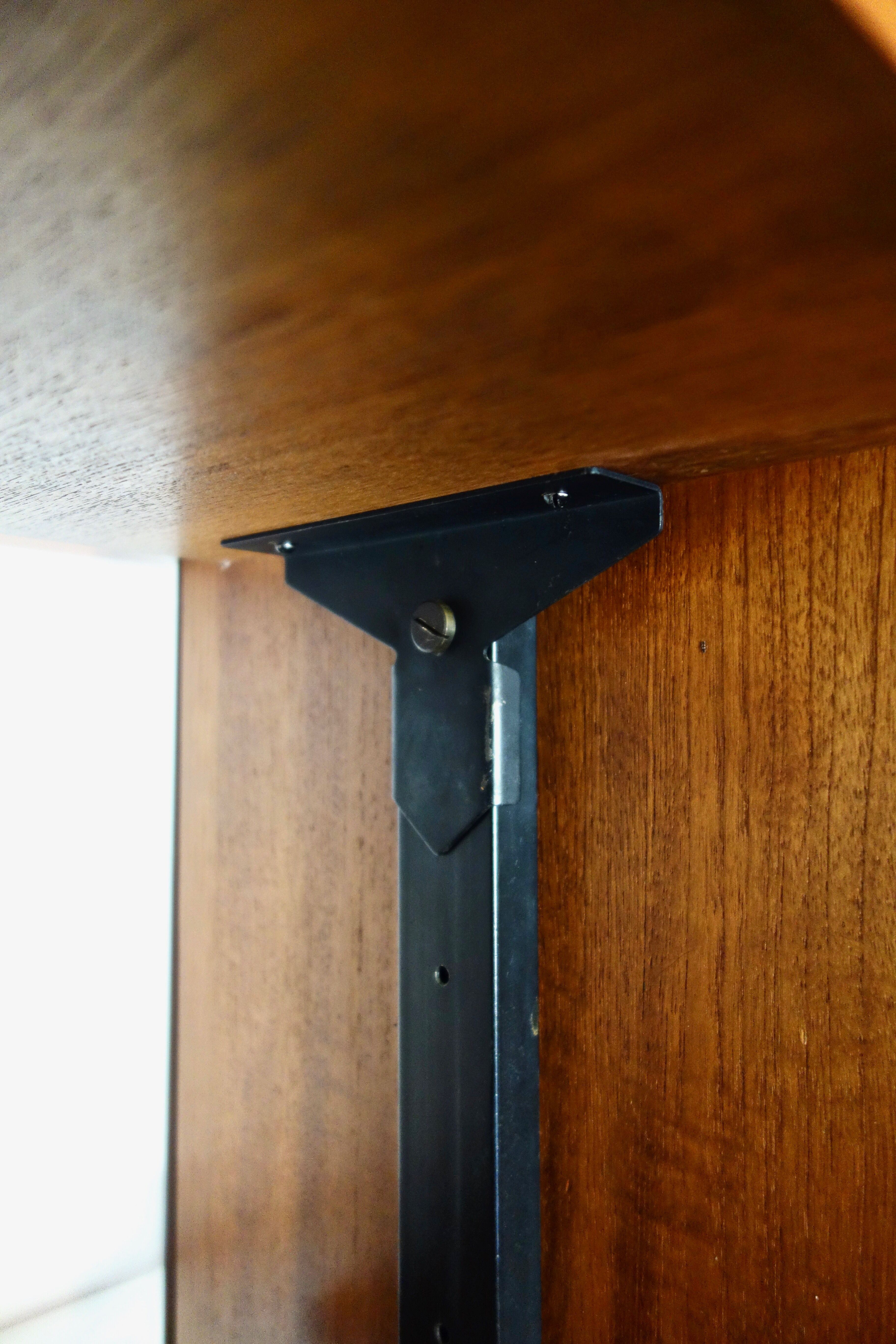 Bookcase italian teak of the 1950s