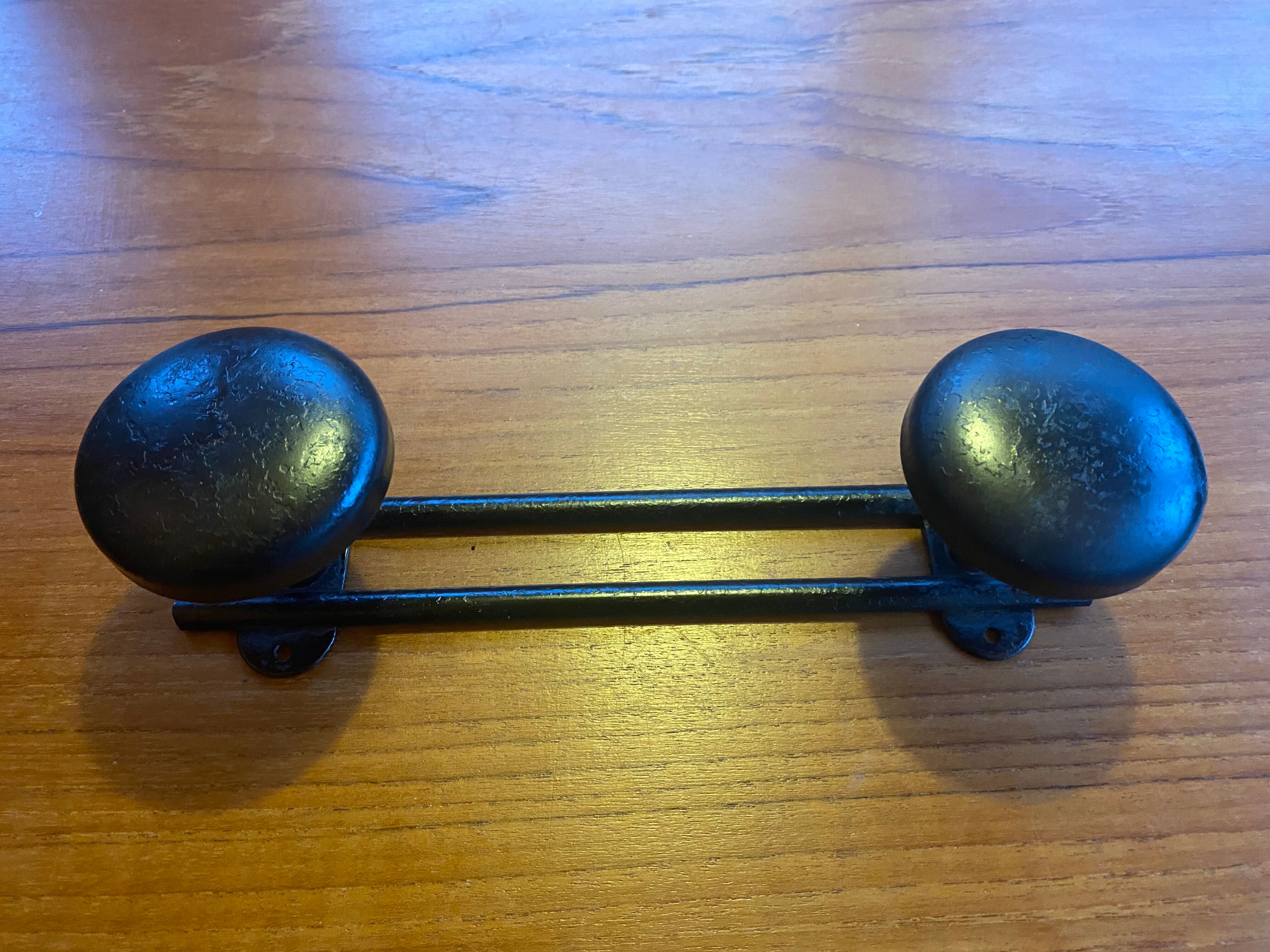 Coat rack 2 hooks years 50/60