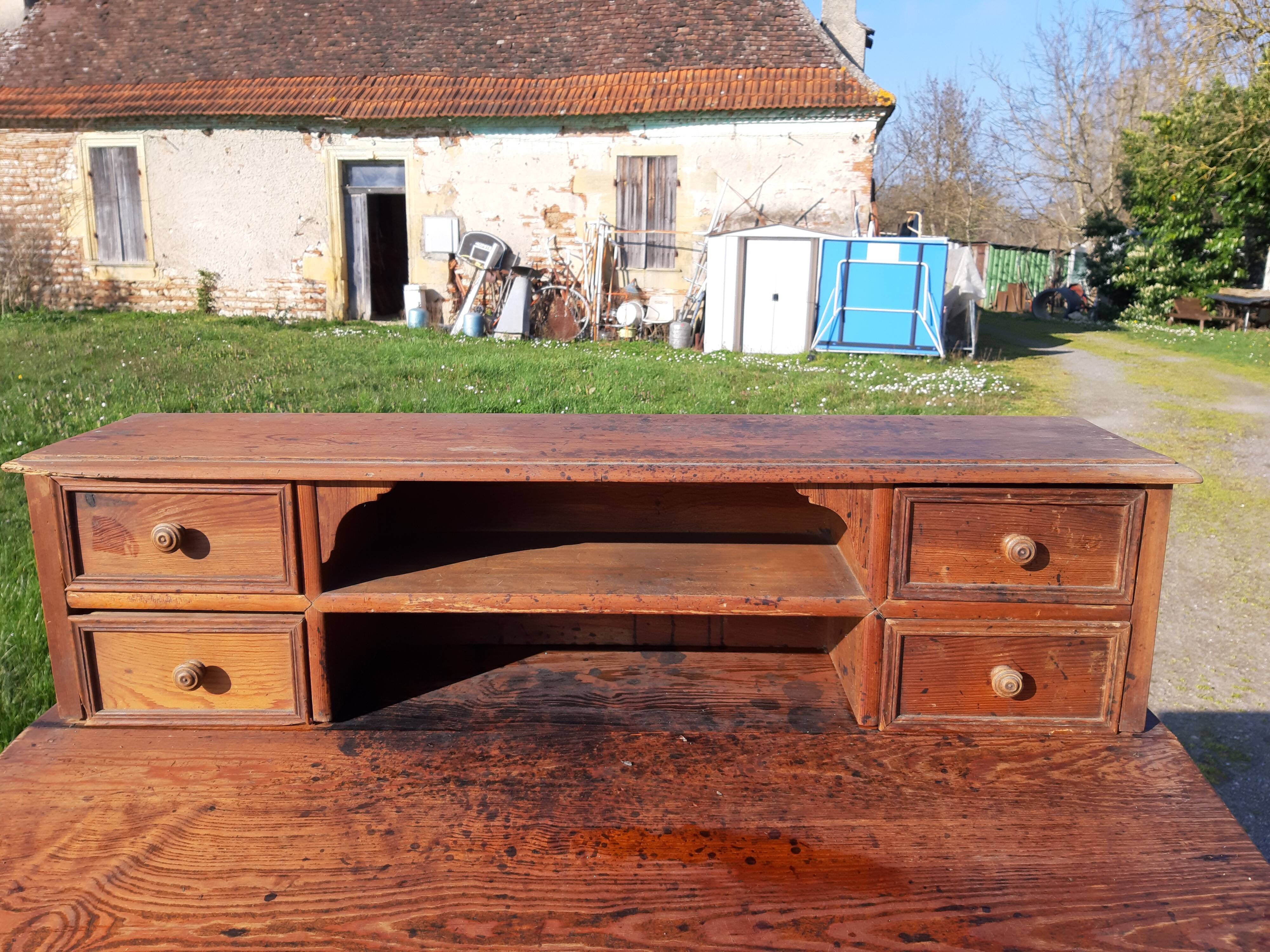 Comptoir caisse de mercerie 1900