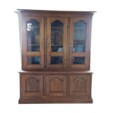Library showcase two bodies in solid oak