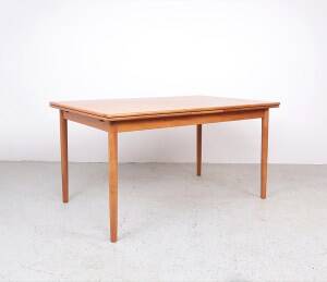 Extendable dining table by AR Møbler, 1960s