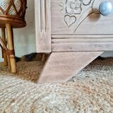 Raw Art Deco chest of drawers details compass feet