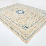 Grand Tapis Persan Ancien – Motifs Médaillon, Laine Nouée Main, 289x376 Cm