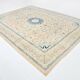 Grand Tapis Persan Ancien – Motifs Médaillon, Laine Nouée Main, 289x376 Cm