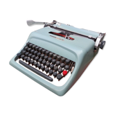 Machine à écrire vintage Olivetti studio 44 avec son étui