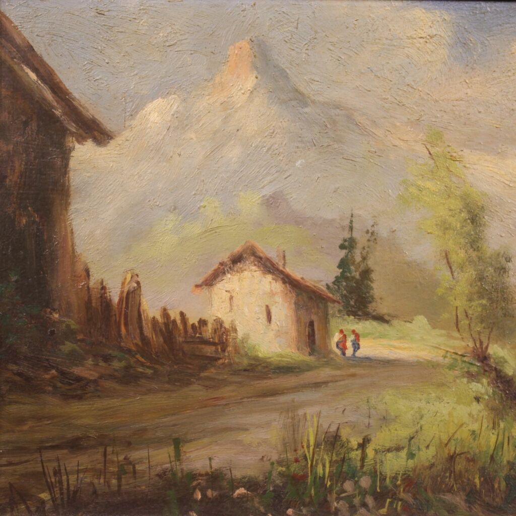 Signed landscape from the 20th century