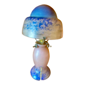Lampe pâte de verre Lorrain