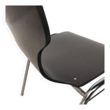 6 chaises plywood et chrome