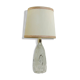 Vintage crystal lamp from the 70s – sculpted base – small table lamp