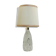 Vintage crystal lamp from the 70s – sculpted base – small table lamp