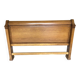 Solid oak bed