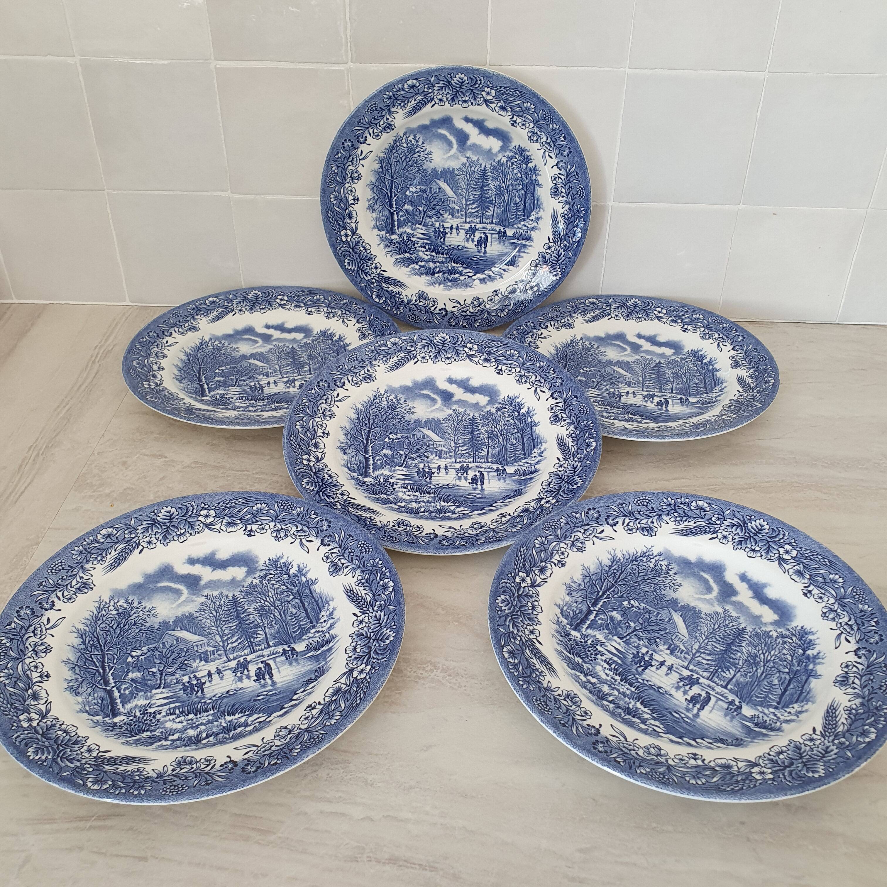 Churchill / English porcelain dessert plates