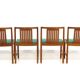 Set of 4 teak table chairs, Bertil Fridhagen, Bodafors, Sweden, 1960
