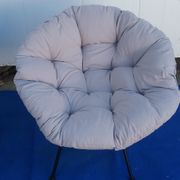 Pair of vintage basket armchairs