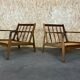 Paire de fauteuils 1970