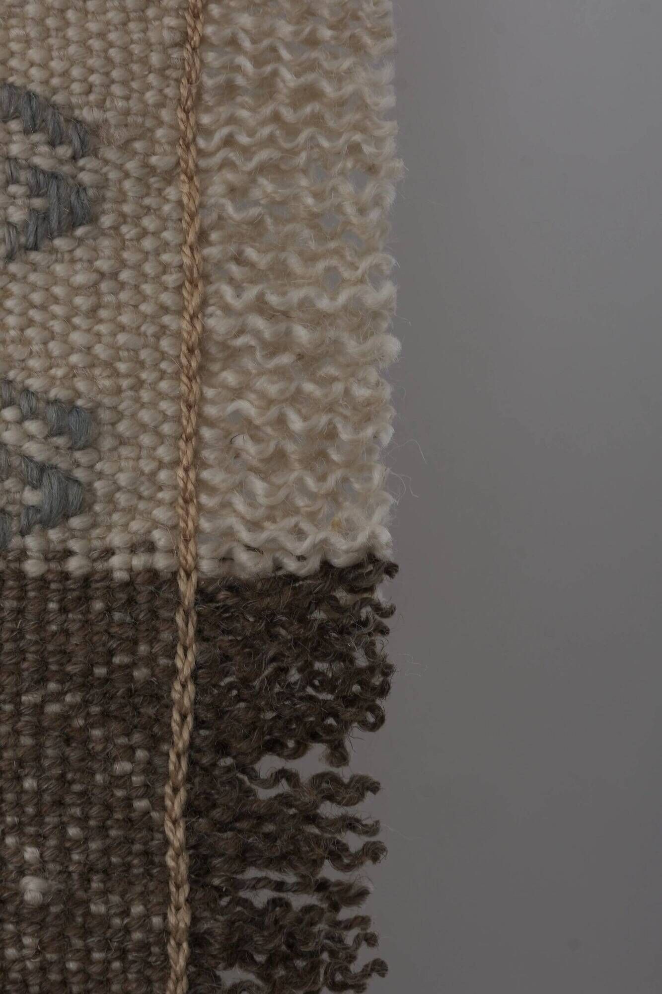 Vintage Turkish kilim, handwoven, 162x230 cm.