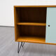 60s, colorful doors, walnut