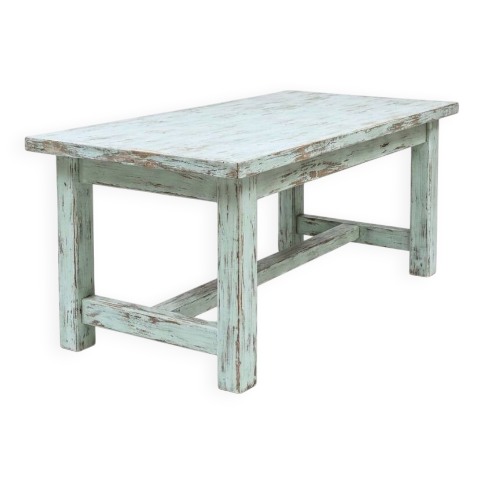 Distressed farmhouse table