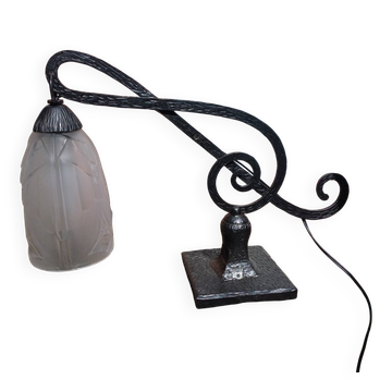 Art Deco piano lamp Treble Clef 1925