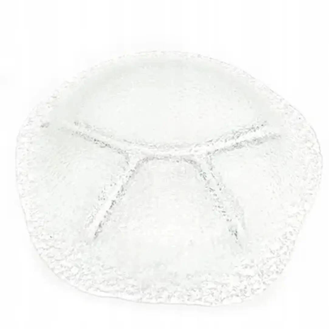 Appetizer platter, modernism, glass, design by J. Drost, Ząbkowice, Poland, 1970s