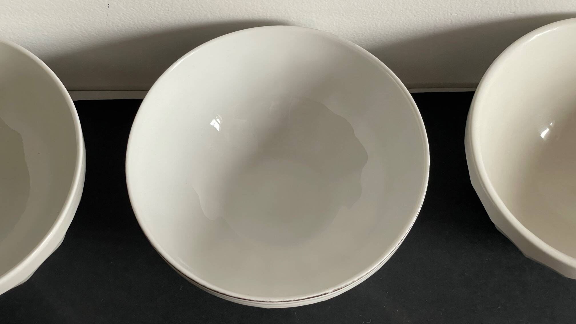 BOWLS Ceramic Pink and Gold VINTAGE