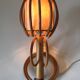 Rattan wall lamp vintage design 60 s