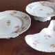 Service of petits fours in porcelain Jean Pouyat (circa 1900) Limoges