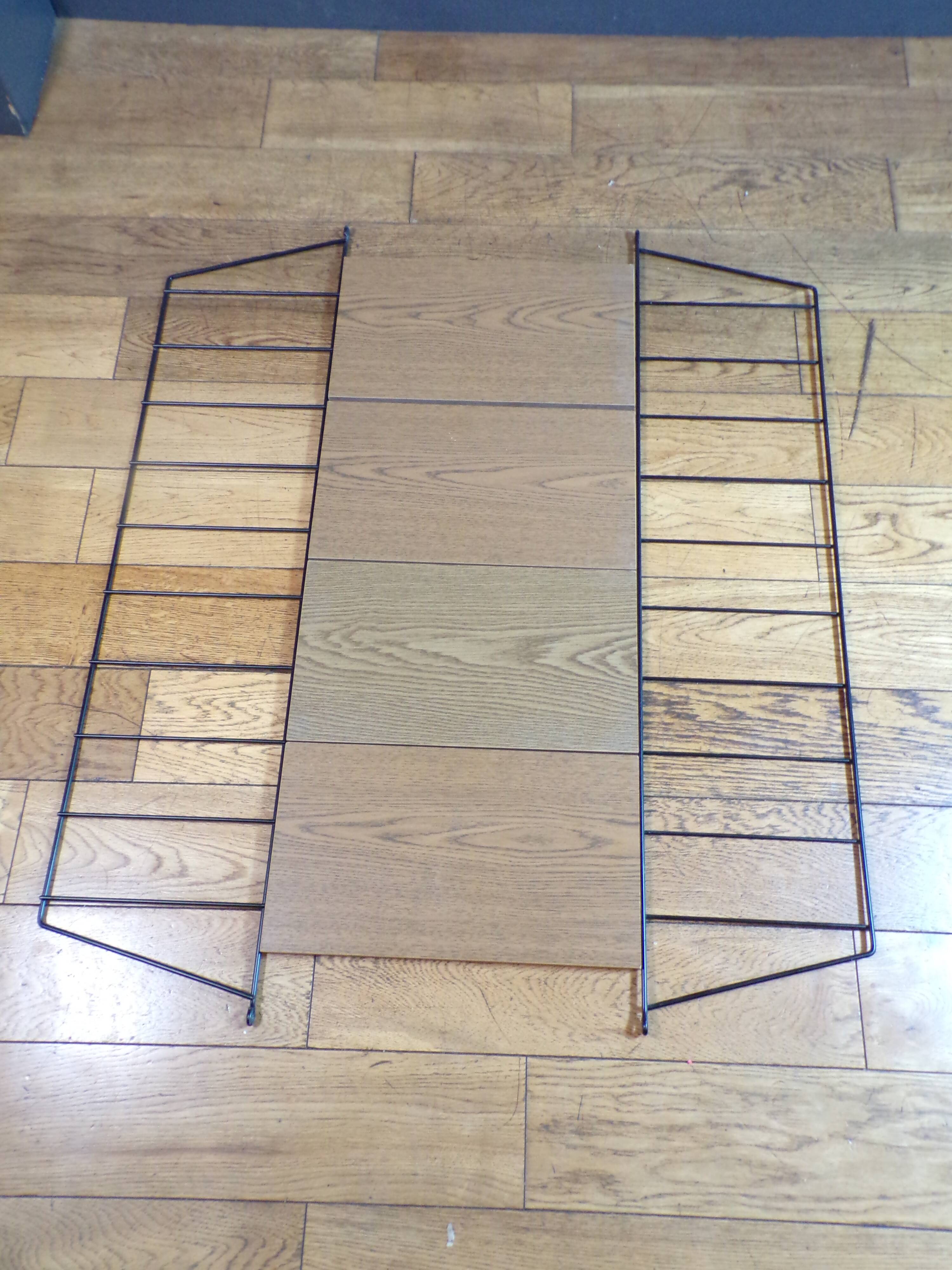 Étagère murale modulable 4 plateaux