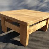 Brutalism coffee table 1960 "square in the rough"