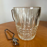Ice bucket and its vintage tongs 1970