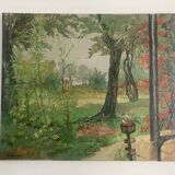 Old signed painting