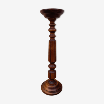 High fifth wheel / column in solid cherry, rustic chic
