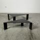 80s steel coffee table