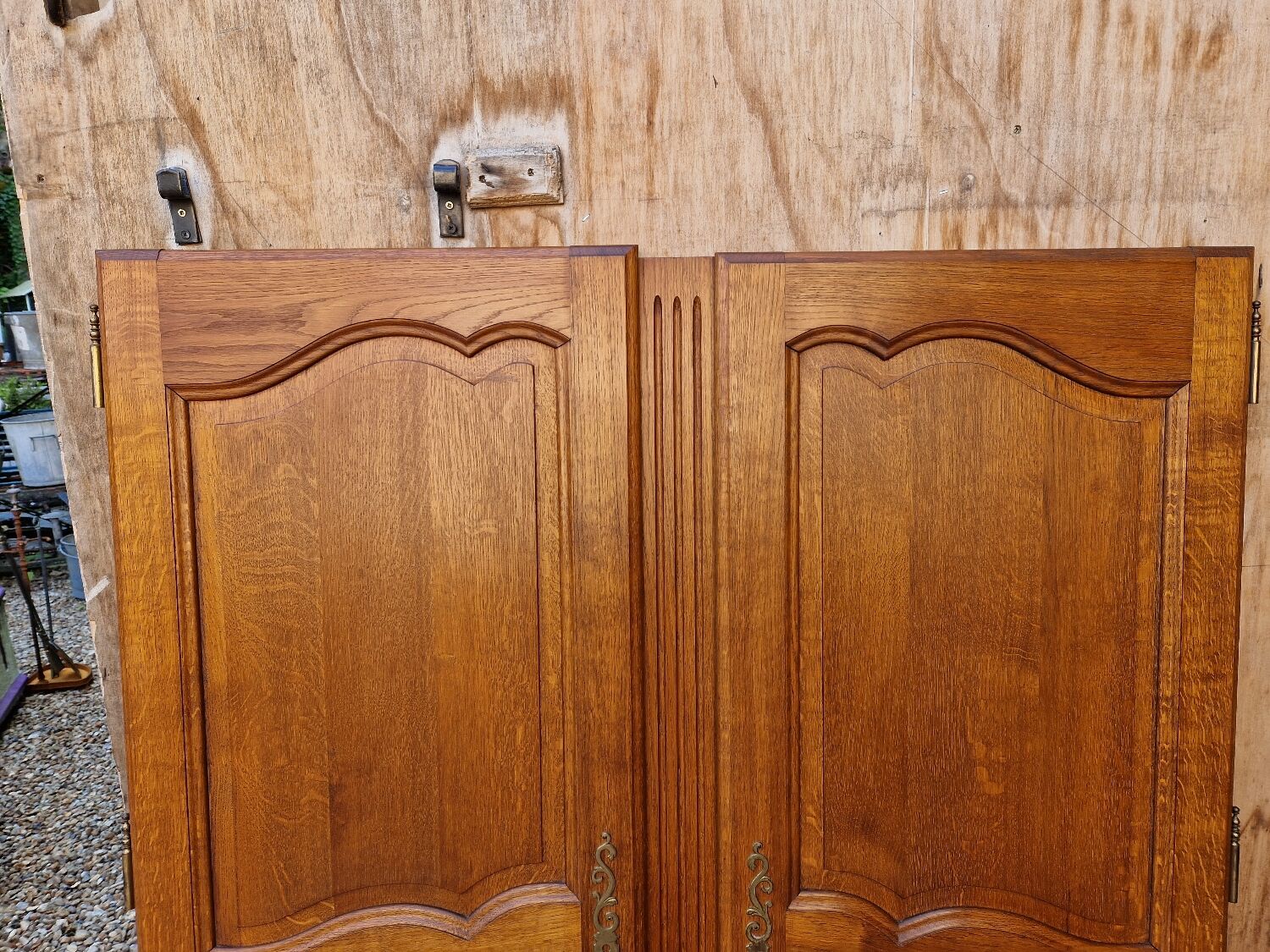 Paire de portes en chene