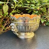 Silver glass cooler in Empire lion style