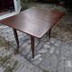 Folding wood dining table