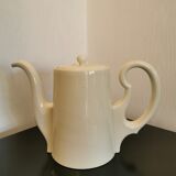 Silver-plated ceramic jug