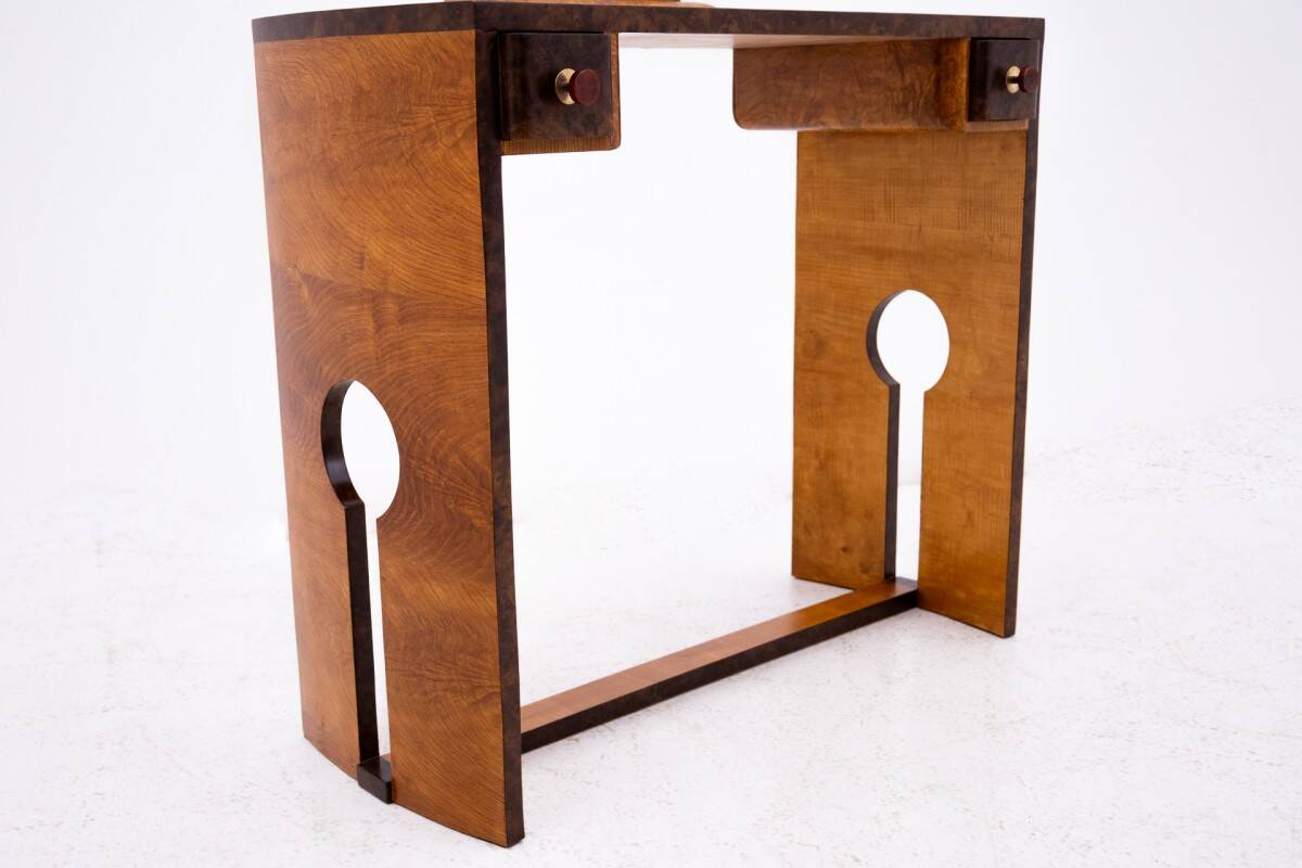 Art deco dressing table + chair set, Poland, Art Deco, ca. 1940.