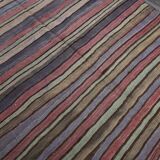 Blue & Green Striped Kilim Rug 146x288Cm SK 241322