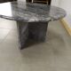 Table basse en marbre gris