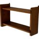 Vintage wooden wall shelve rack in pinewood minimalist design