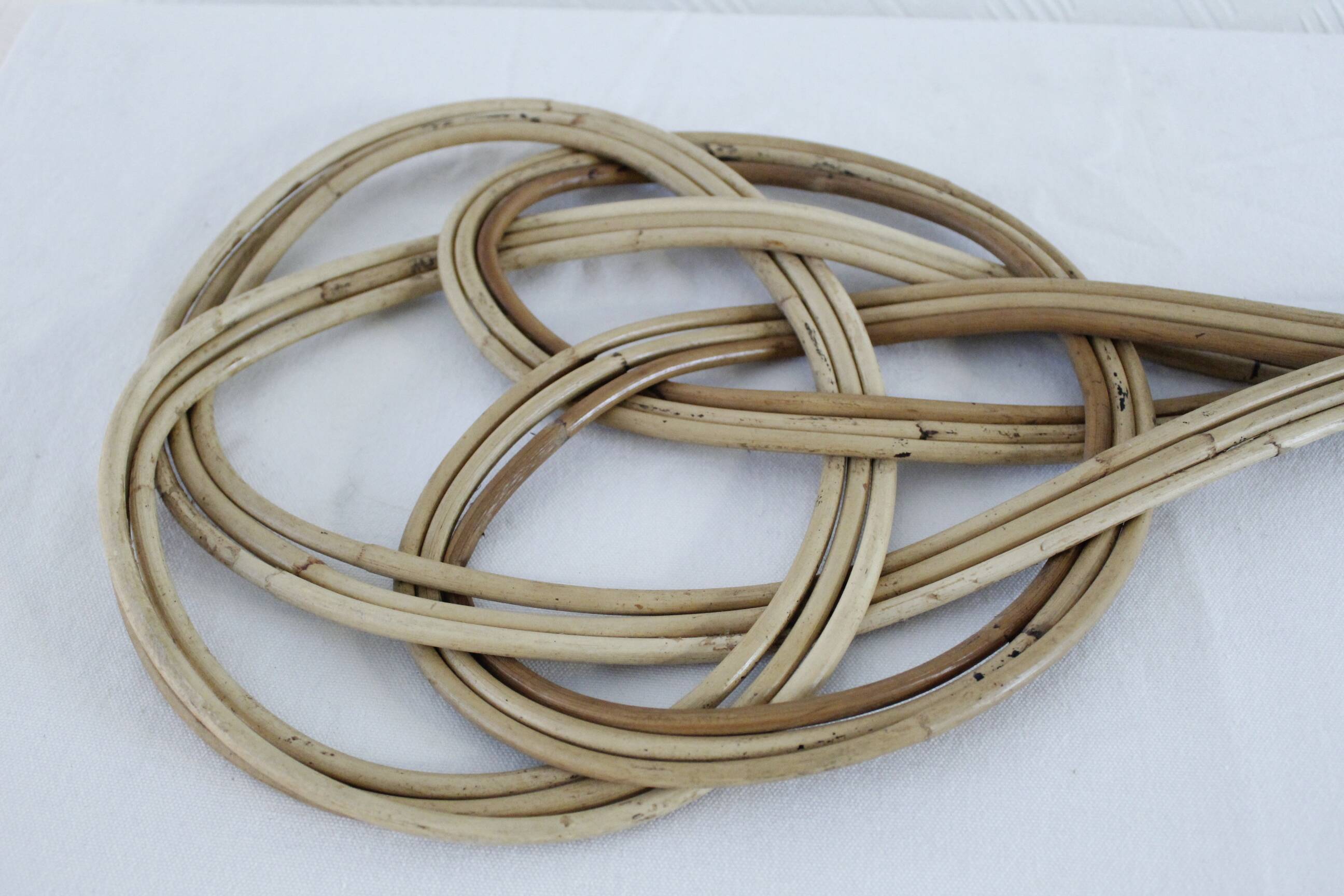 Antique wicker carpet beater