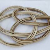 Antique wicker carpet beater