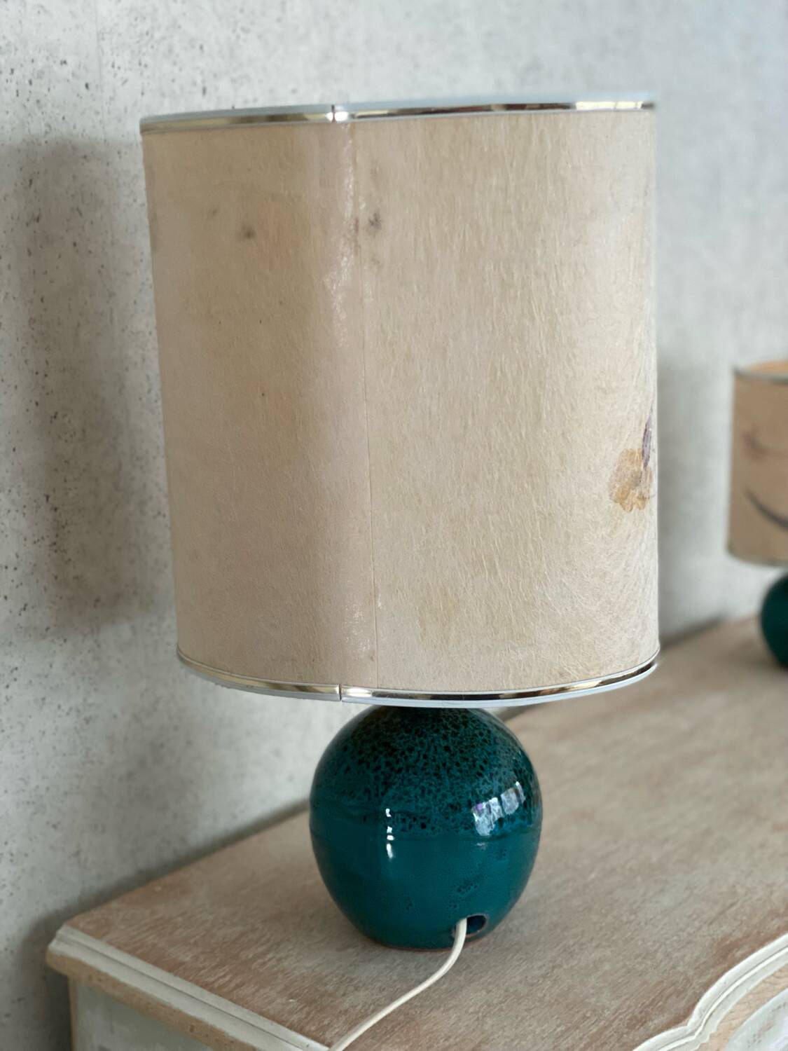 Dried flower lamp