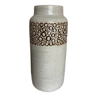 Produit BHV Vase de grès incisé cercles