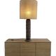 Printing roll lamp, Wood and Brass, Late 19th century