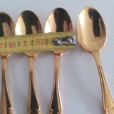 Gold coffee spoons and hallmark